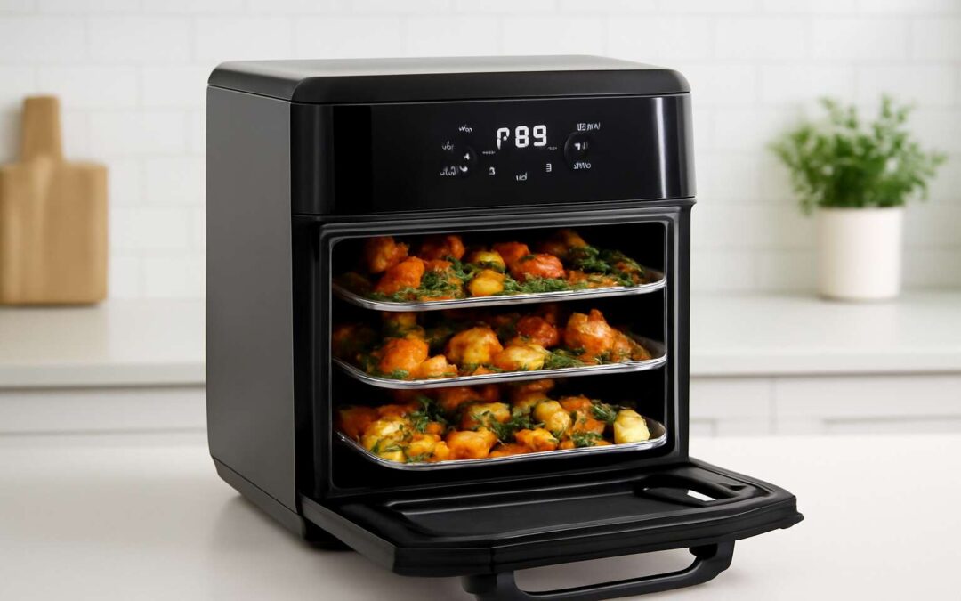 Transform your kitchen with an airfryer with shelves for bold, clutter-free cooking.