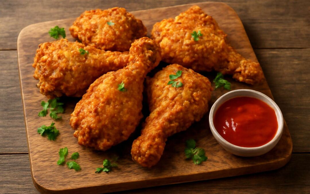 Crispy airfryer fried chicken: weeknight winner with a juicy interior