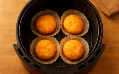 Upgrade snacks with airfryer papers round for effortless, mess-free cooking