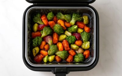 Crispy Perfection with the airfryer baking sheet for quick, healthy snacks!