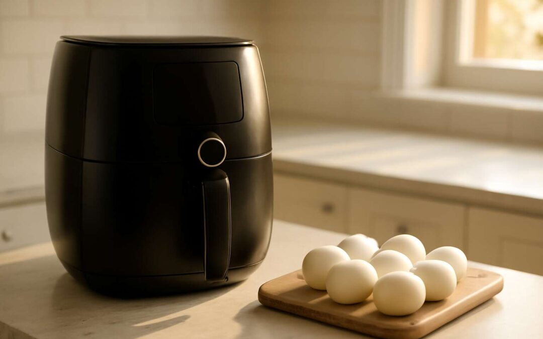 Crisp, quick, and delicious: hard boiled eggs air fryer perfection in minutes