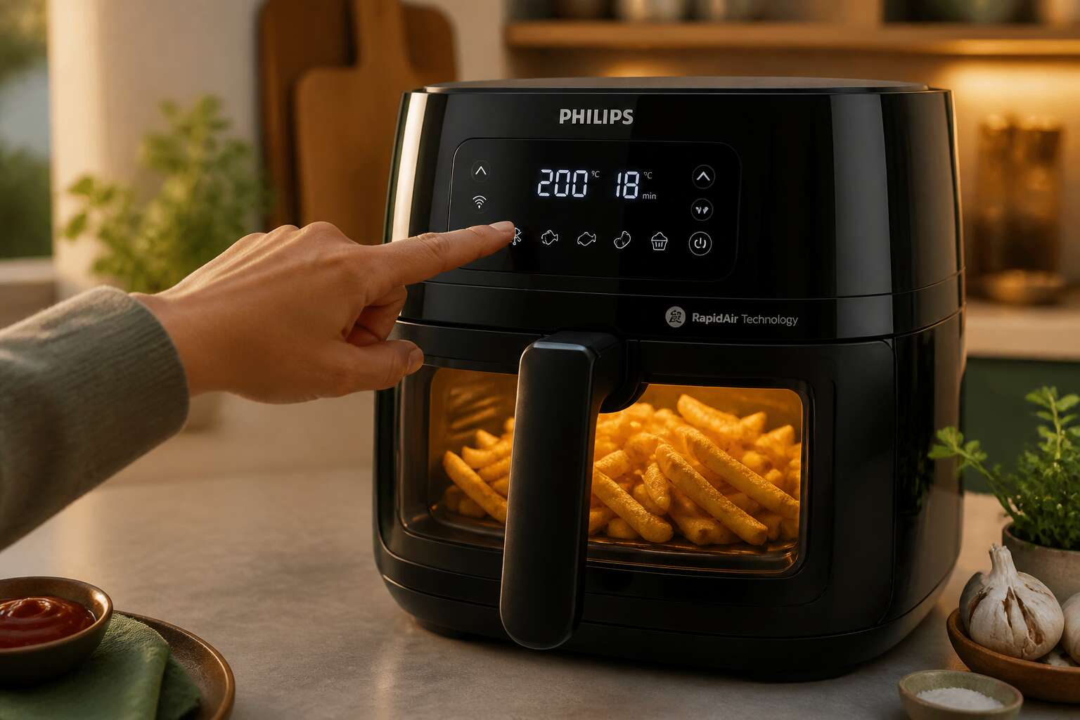 philips airfryer how to use