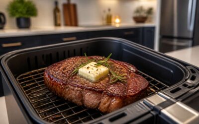 Airfryer Steak Recipe for a Quick and Easy Dinner.