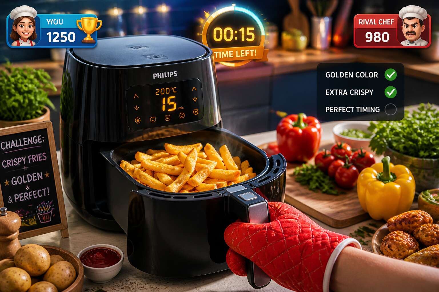 philips air fryer game