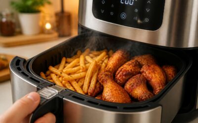 Air fryer cooking for crispy results in 10 quick recipes