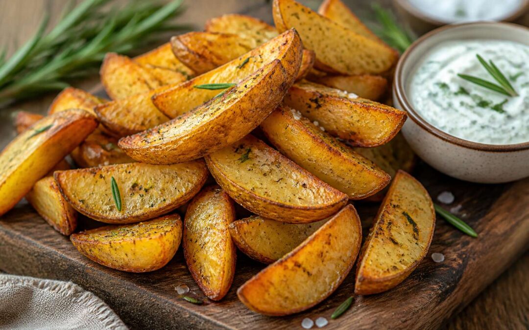 Crispy airfryer kartoffeln are ready in 25 minutes with this easy recipe.